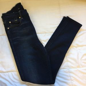 7 for all mankind medium washed legging jeans 👖